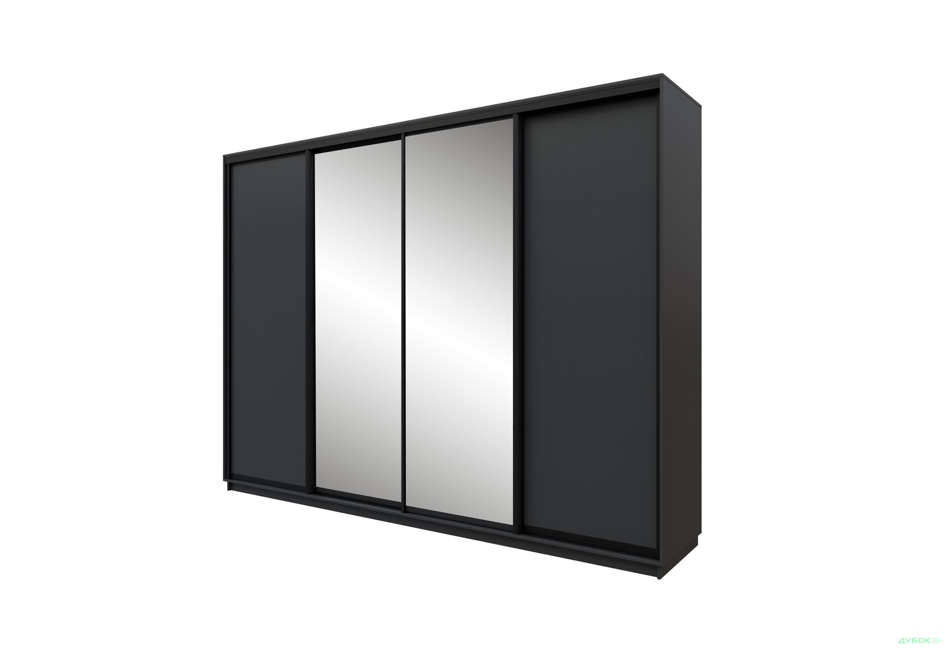 Зображення 5 - Шафа-купе Garant 4-дверна 350x240x45 см