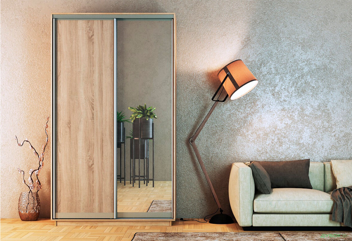 Шафа-купе Garant 2-дверна 150x240x60 см - Зображення 13 Зображення 13 - Шафа-купе Garant 2-дверна 150x240x60 см