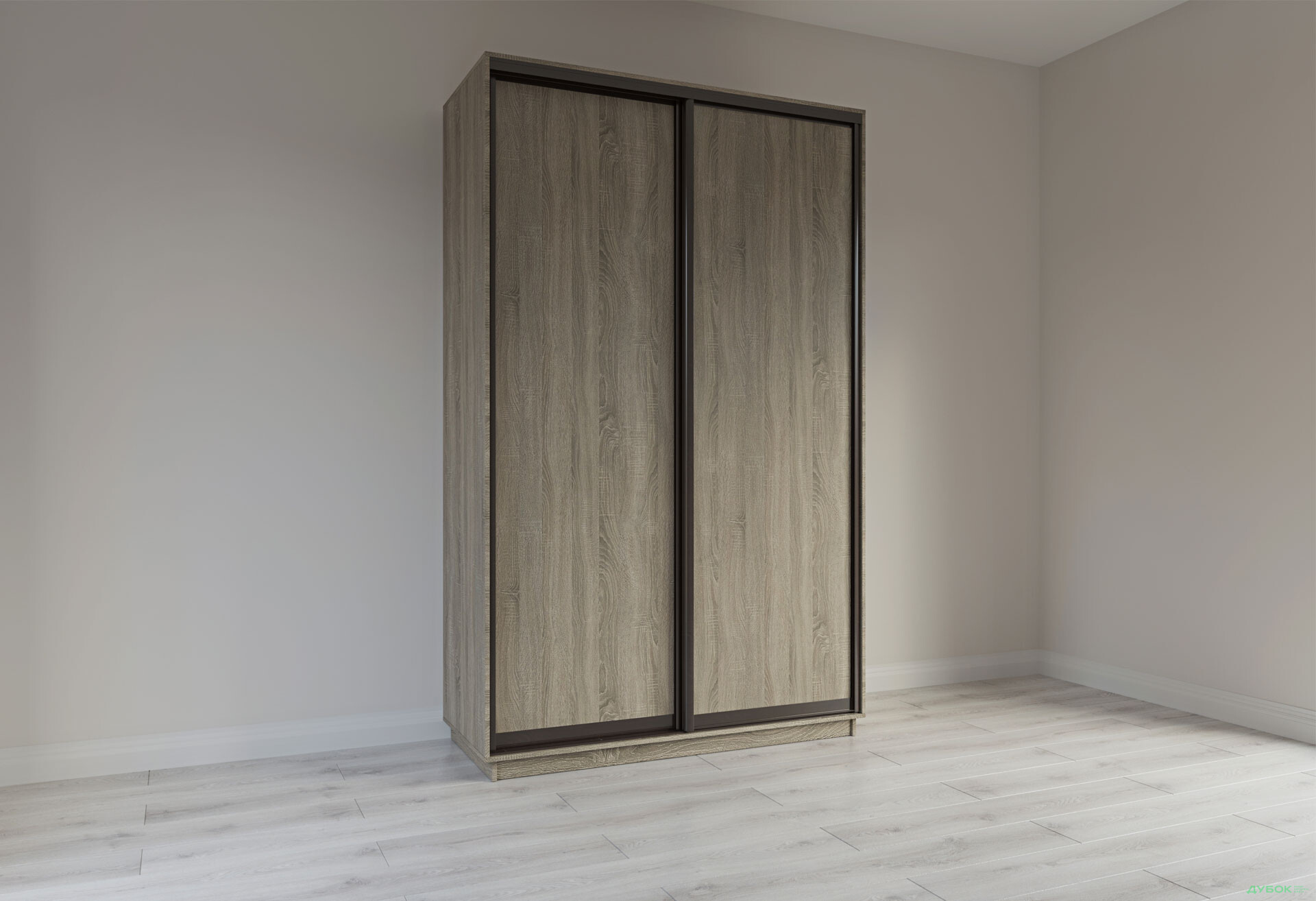 Шафа-купе Garant 2-дверна 160x220x60 см - Зображення 5 Зображення 5 - Шафа-купе Garant 2-дверна 160x220x60 см