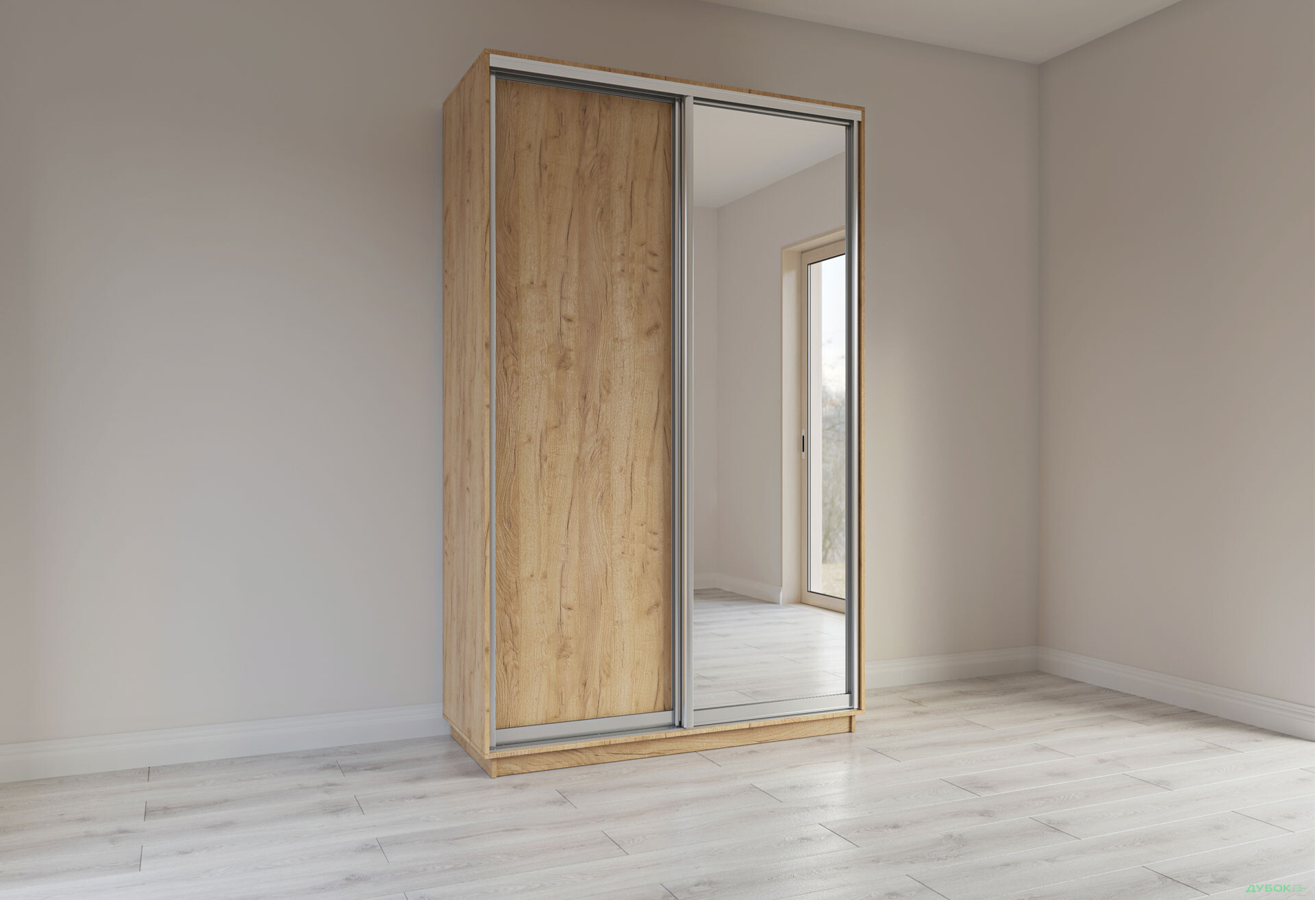 Шафа-купе Garant 2-дверна 160x240x60 см - Зображення 20 Зображення 20 - Шафа-купе Garant 2-дверна 160x240x60 см