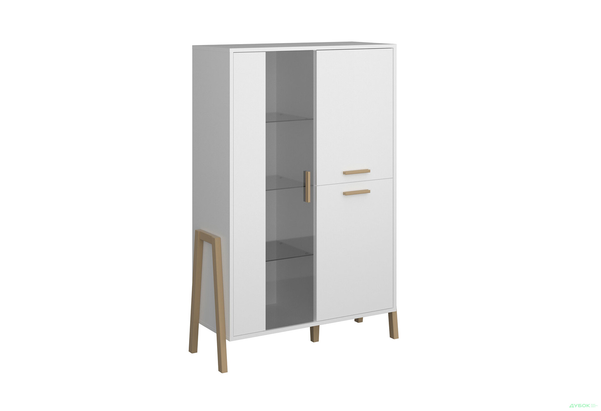 Шафа-вітрина низька VMV holding Бель 103 см - Зображення 2 Зображення 2 - Шафа-вітрина низька VMV holding Бель 103 см