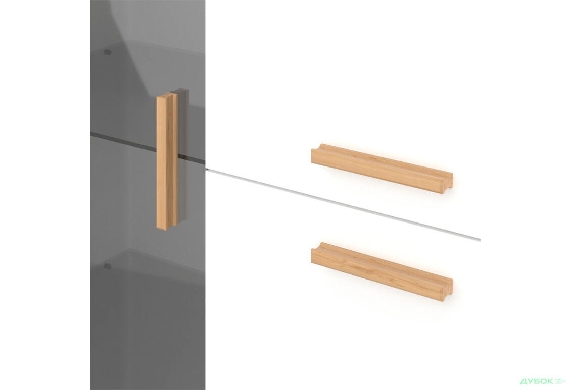 Шафа-вітрина низька VMV holding Бель 103 см - Зображення 4 Зображення 4 - Шафа-вітрина низька VMV holding Бель 103 см