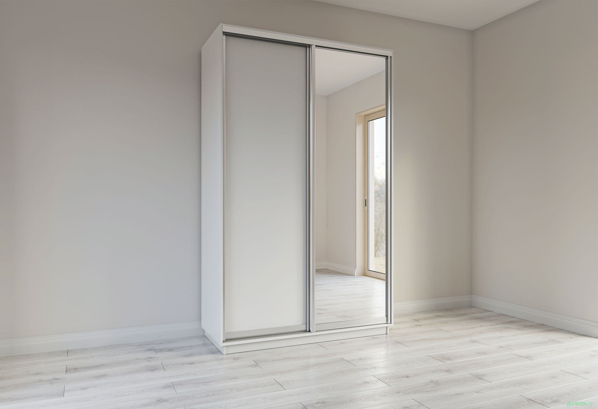 Шафа-купе Garant 2-дверна 180x220x60 см - Зображення 11 Зображення 11 - Шафа-купе Garant 2-дверна 180x220x60 см