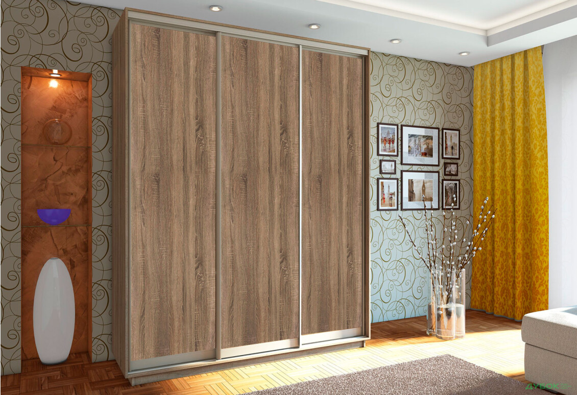 Шафа-купе Garant 3-дверна 200x240x45 см - Зображення 10 Зображення 10 - Шафа-купе Garant 3-дверна 200x240x45 см