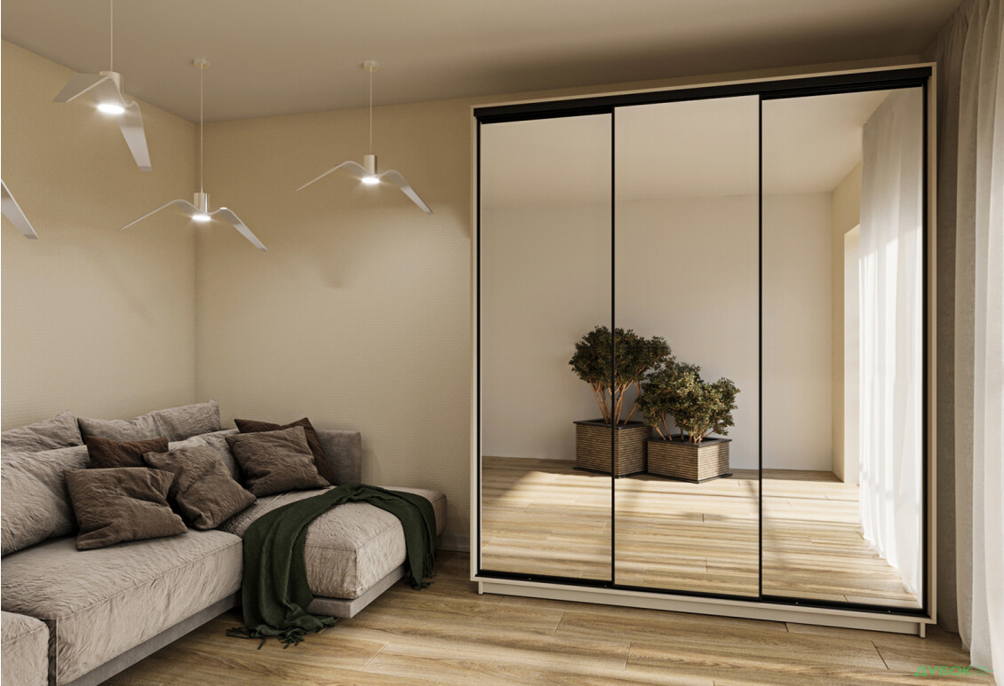 Шафа-купе Garant 3-дверна 210x240x60 см - Зображення 15 Зображення 15 - Шафа-купе Garant 3-дверна 210x240x60 см