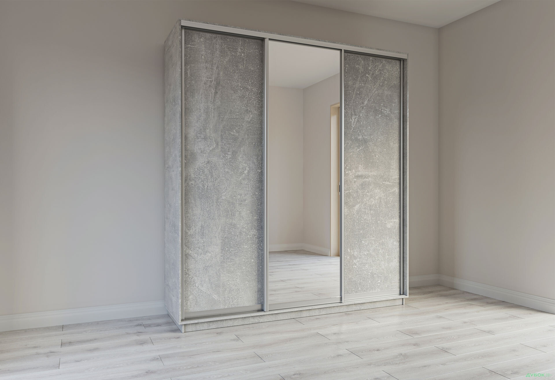 Шафа-купе Garant 3-дверна 220x240x60 см - Зображення 11 Зображення 11 - Шафа-купе Garant 3-дверна 220x240x60 см