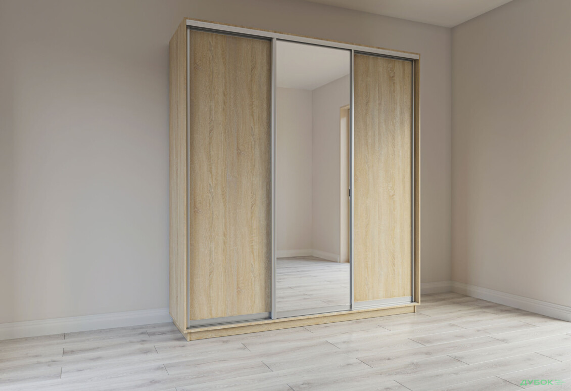 Шафа-купе Garant 3-дверна 220x240x60 см - Зображення 13 Зображення 13 - Шафа-купе Garant 3-дверна 220x240x60 см