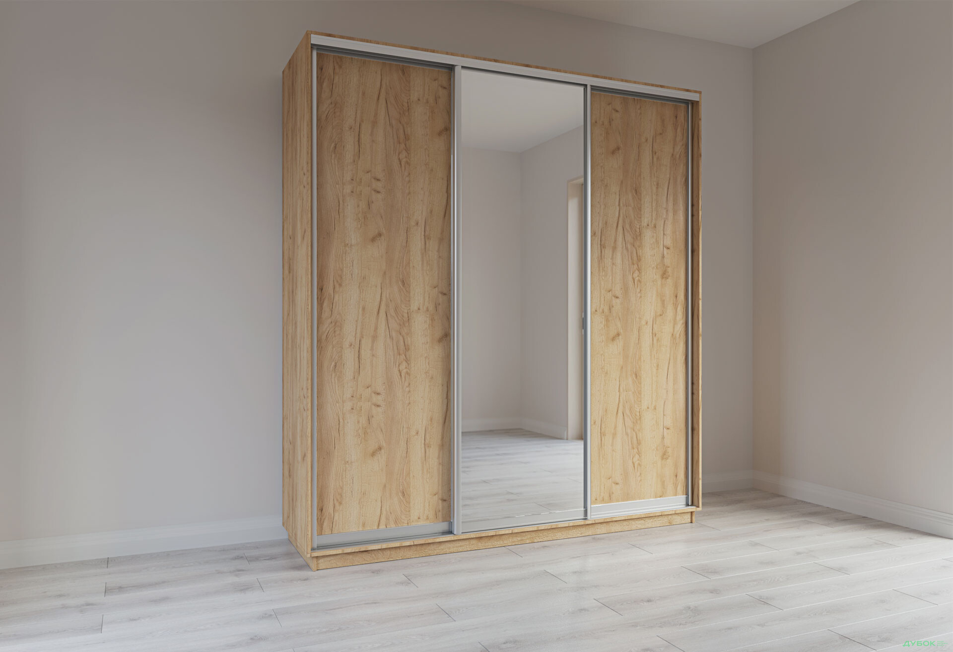 Шафа-купе Garant 3-дверна 220x240x60 см - Зображення 17 Зображення 17 - Шафа-купе Garant 3-дверна 220x240x60 см