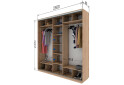 Шафа-купе Garant 3-дверна 250x240x60 см - Зображення 10 Зображення 10 - Шафа-купе Garant 3-дверна 250x240x60 см