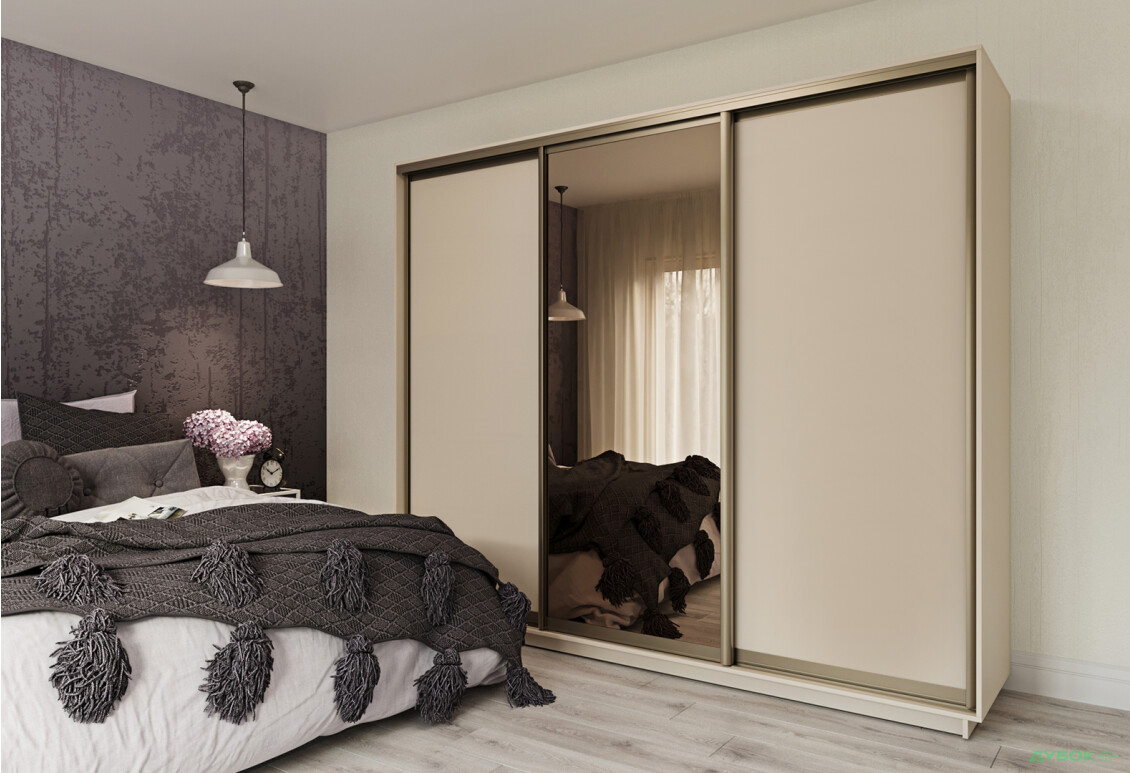 Шафа-купе Garant 3-дверна 260x220x45 см - Зображення 2 Зображення 2 - Шафа-купе Garant 3-дверна 260x220x45 см