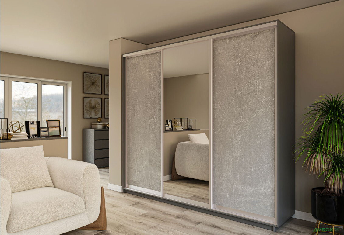 Шафа-купе Garant 3-дверна 270x220x45 см - Зображення 8 Зображення 8 - Шафа-купе Garant 3-дверна 270x220x45 см