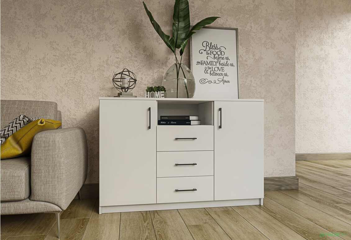 Изображение 2 - Комод Garant К 2-дверный с 3 ящиками 120 см