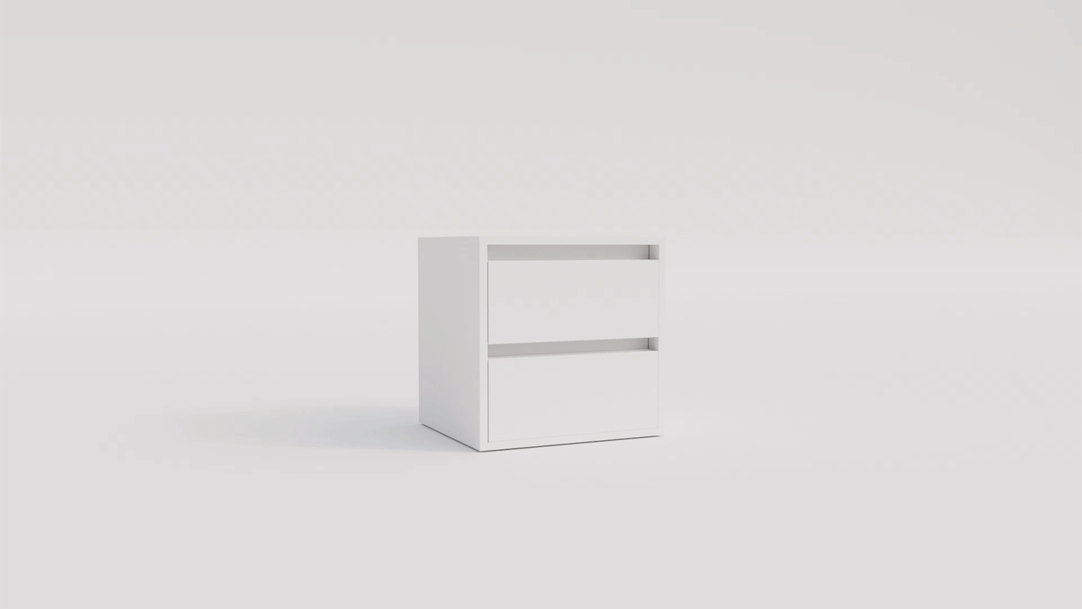 Тумба прикроватная Garant Идея 2Я с 2 ящиками 40 см, нимфея альба / нимфея альба - Изображение 2 Изображение 2 - Тумба прикроватная Garant Идея 2Я с 2 ящиками 40 см, нимфея альба / нимфея альба