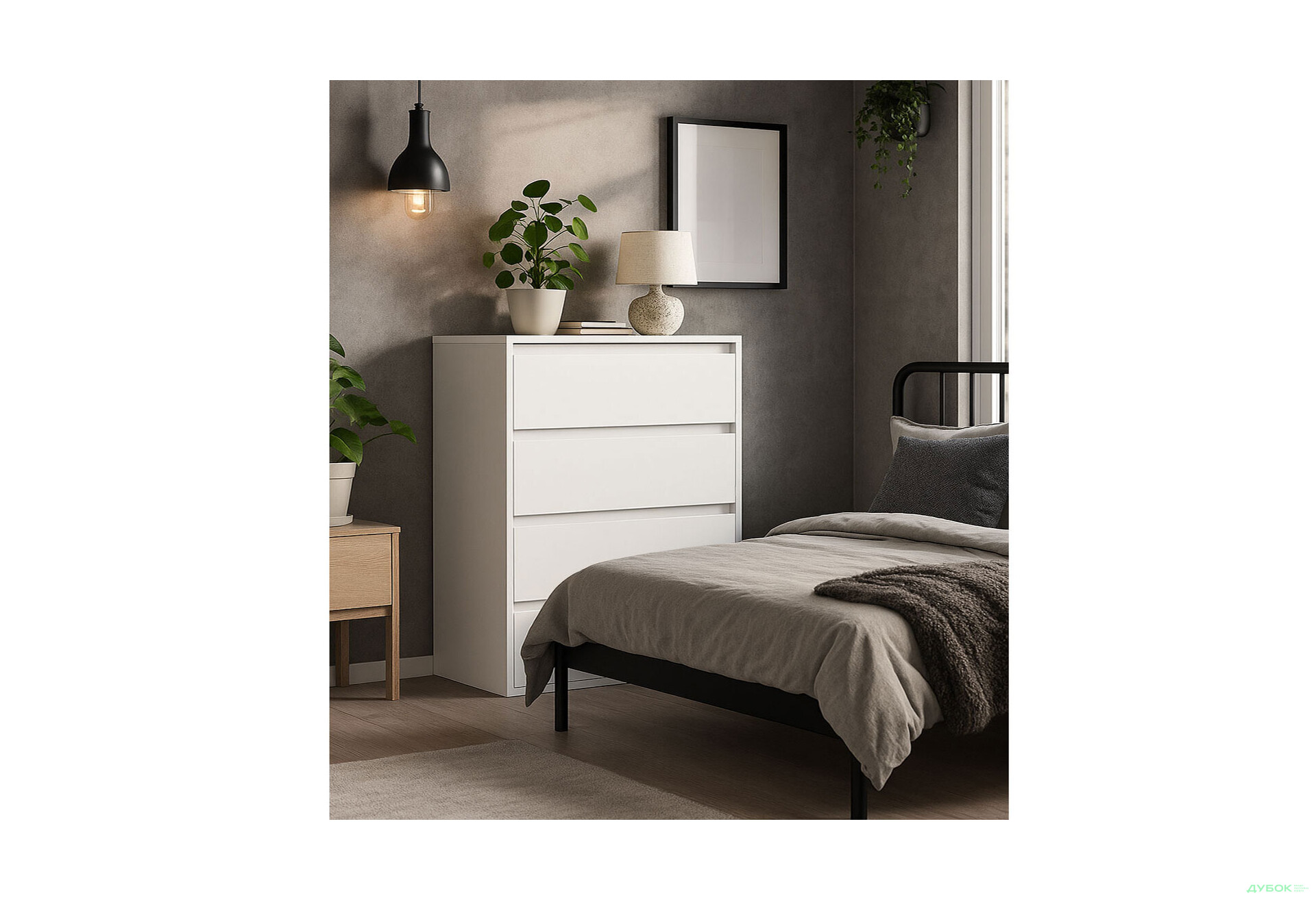 Изображение 3 - Комод Garant Идея К с 4 ящиками 80 см, нимфея альба / нимфея альба