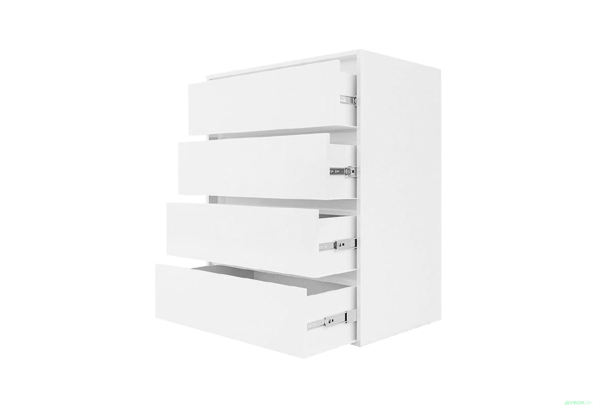 Комод Garant Ідея К з 4 шухлядами 80 см, німфея альба / німфея альба - Зображення 3 Зображення 3 - Комод Garant Ідея К з 4 шухлядами 80 см, німфея альба / німфея альба