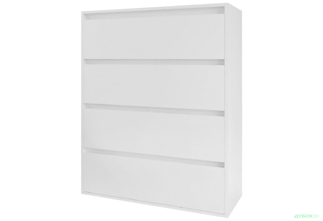 Комод Garant Ідея К з 4 шухлядами 80 см, німфея альба / німфея альба - Зображення 1 Зображення 1 - Комод Garant Ідея К з 4 шухлядами 80 см, німфея альба / німфея альба