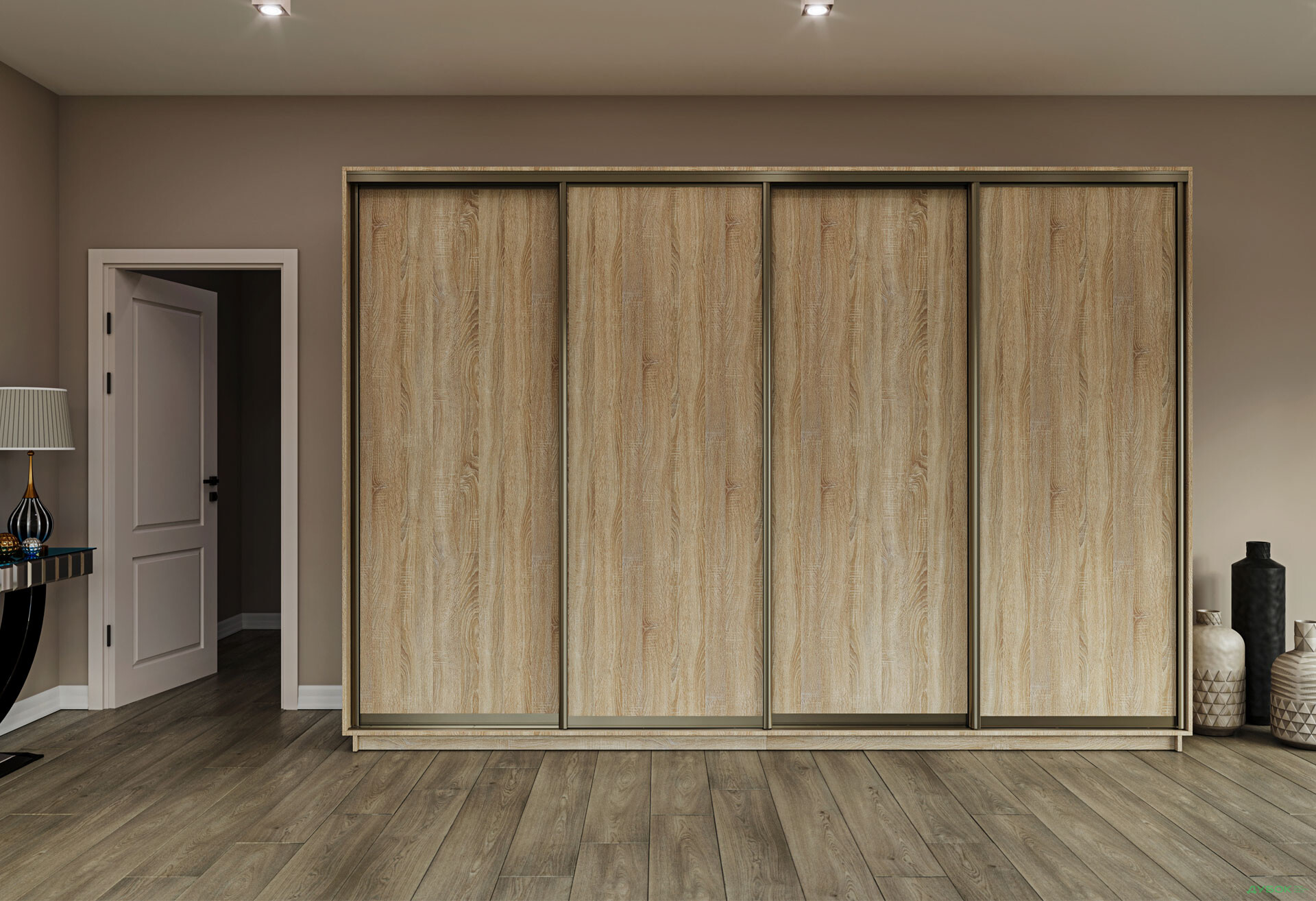 Шафа-купе Garant 4-дверна 300x220x45 см - Зображення 6 Зображення 6 - Шафа-купе Garant 4-дверна 300x220x45 см