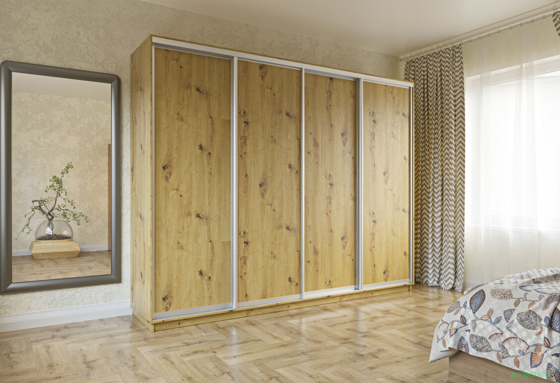 Шафа-купе Garant 4-дверна 290x240x45 см - Зображення 8 Зображення 8 - Шафа-купе Garant 4-дверна 290x240x45 см