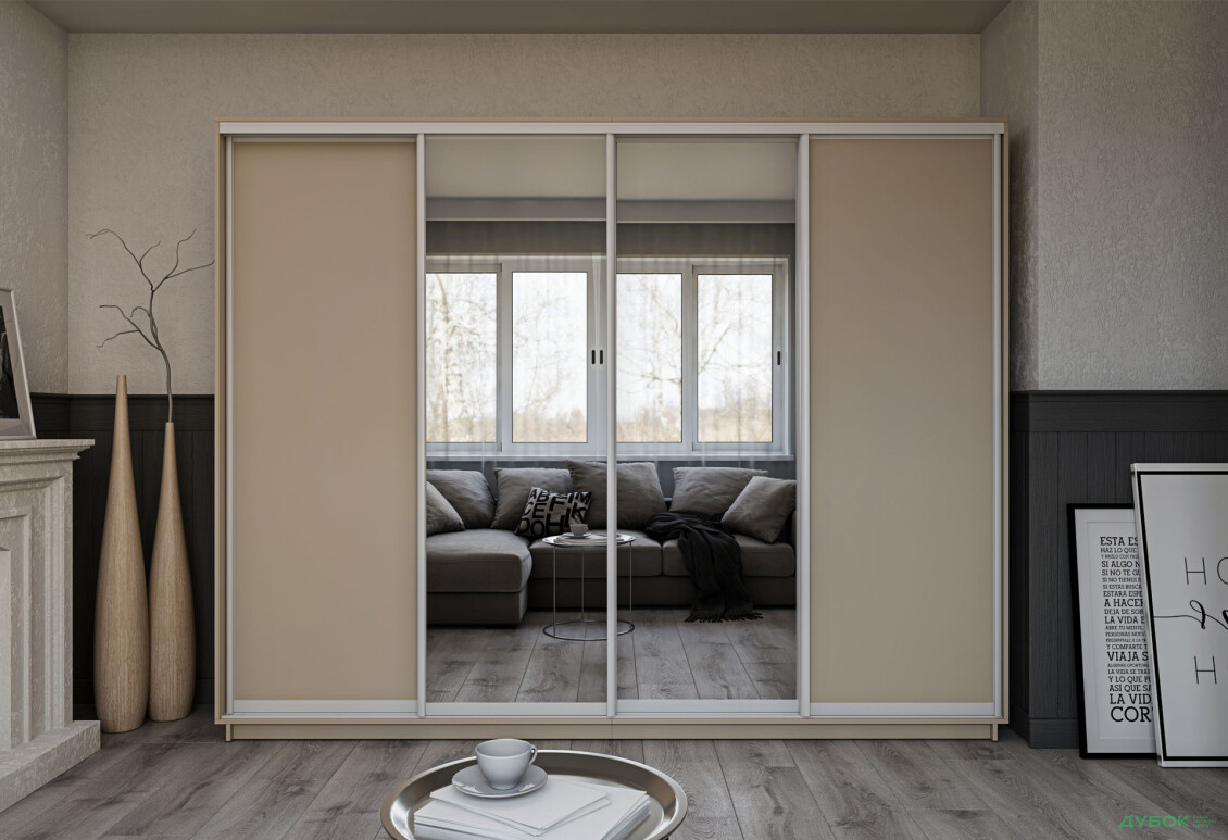 Шафа-купе Garant 4-дверна 290x240x45 см - Зображення 14 Зображення 14 - Шафа-купе Garant 4-дверна 290x240x45 см