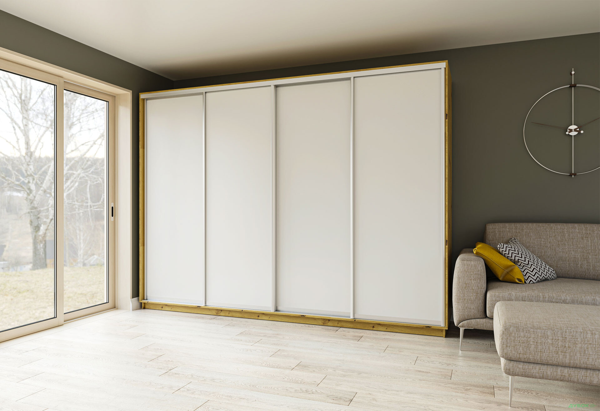 Шафа-купе Garant 4-дверна 310x220x60 см - Зображення 14 Зображення 14 - Шафа-купе Garant 4-дверна 310x220x60 см