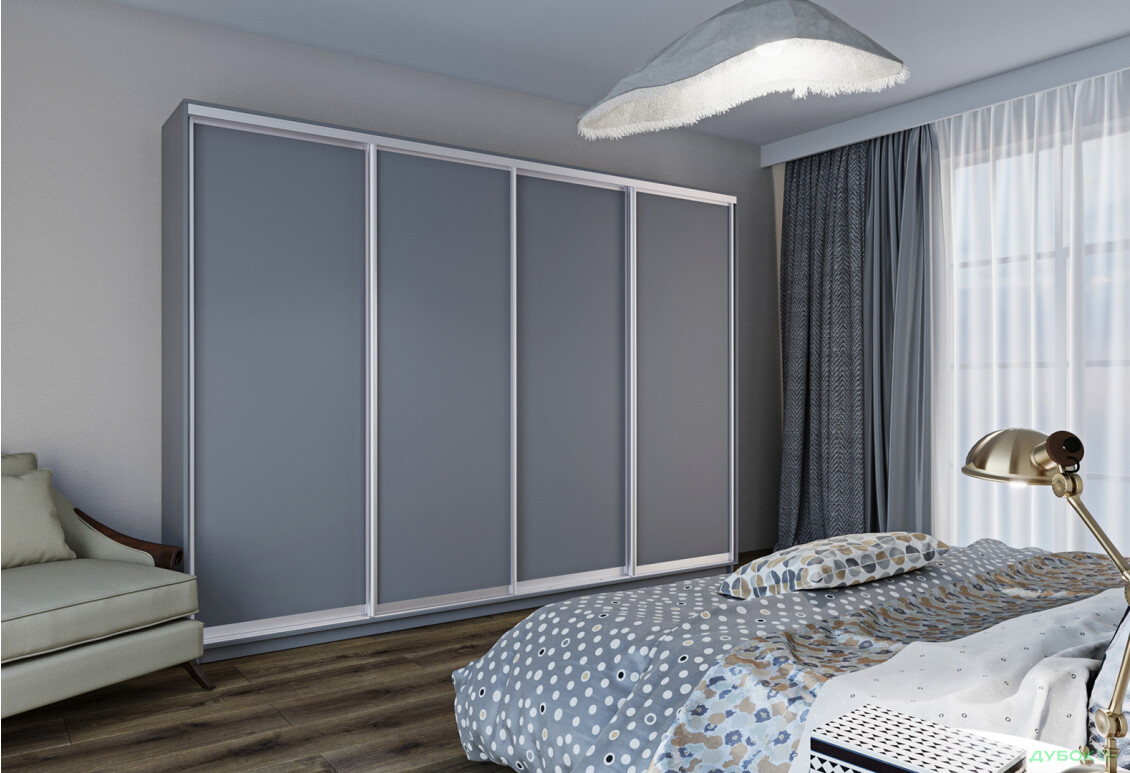 Шафа-купе Garant 4-дверна 310x220x60 см - Зображення 2 Зображення 2 - Шафа-купе Garant 4-дверна 310x220x60 см