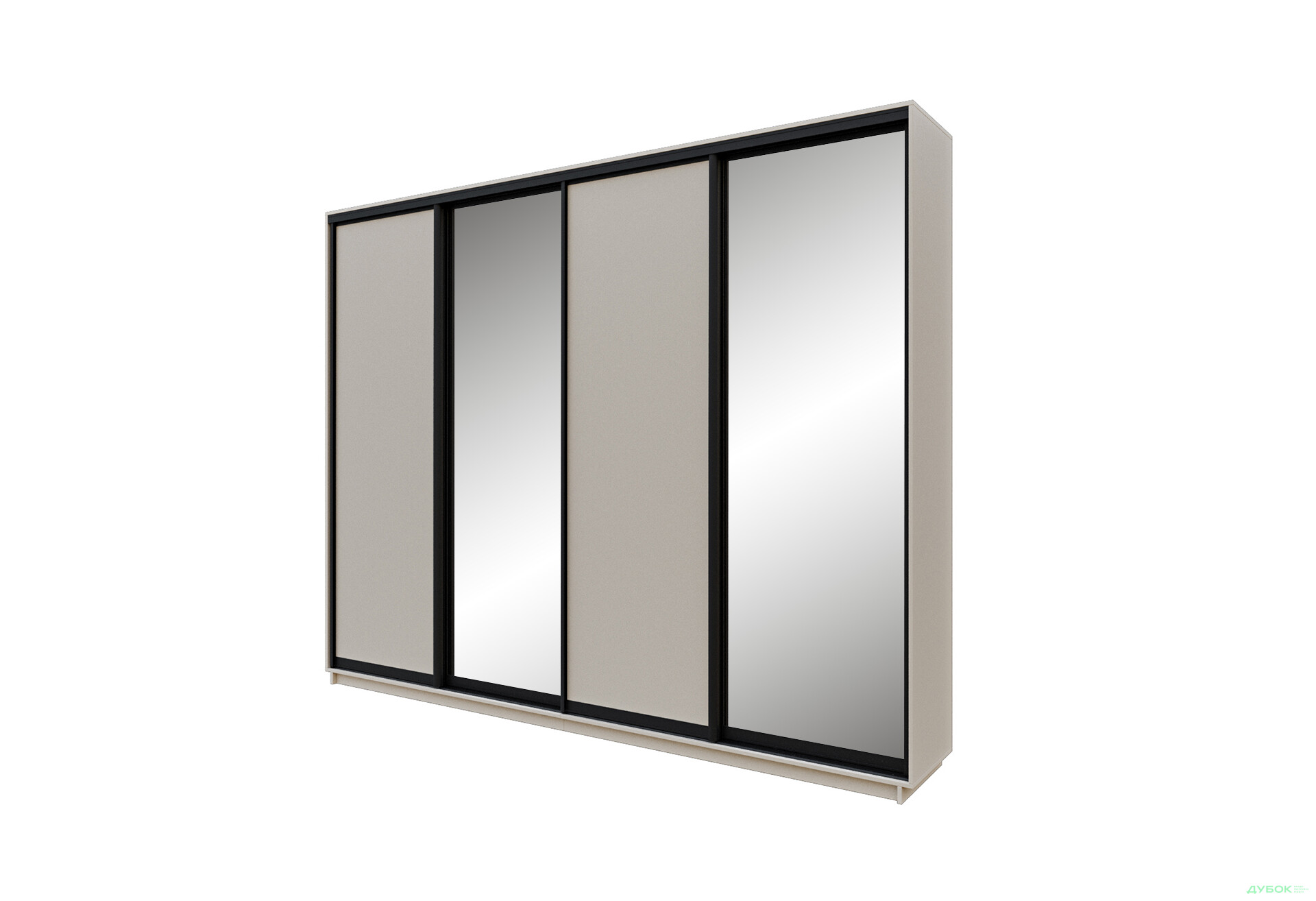 Шафа-купе Garant 4-дверна 310x220x60 см - Зображення 4 Зображення 4 - Шафа-купе Garant 4-дверна 310x220x60 см