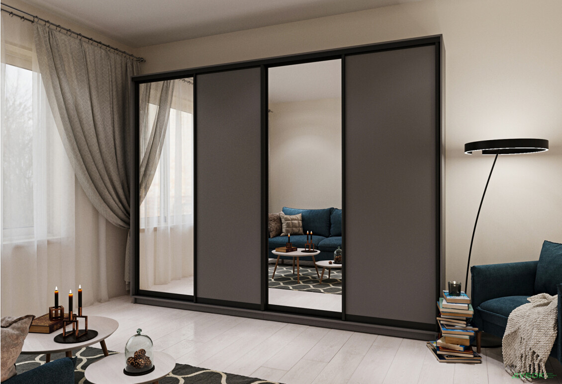 Шафа-купе Garant 4-дверна 310x220x60 см - Зображення 7 Зображення 7 - Шафа-купе Garant 4-дверна 310x220x60 см