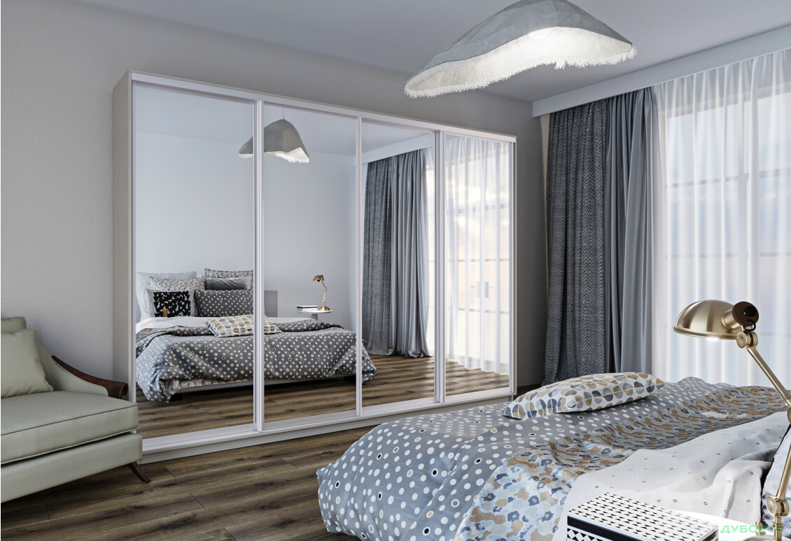 Шафа-купе Garant 4-дверна 310x240x45 см - Зображення 12 Зображення 12 - Шафа-купе Garant 4-дверна 310x240x45 см