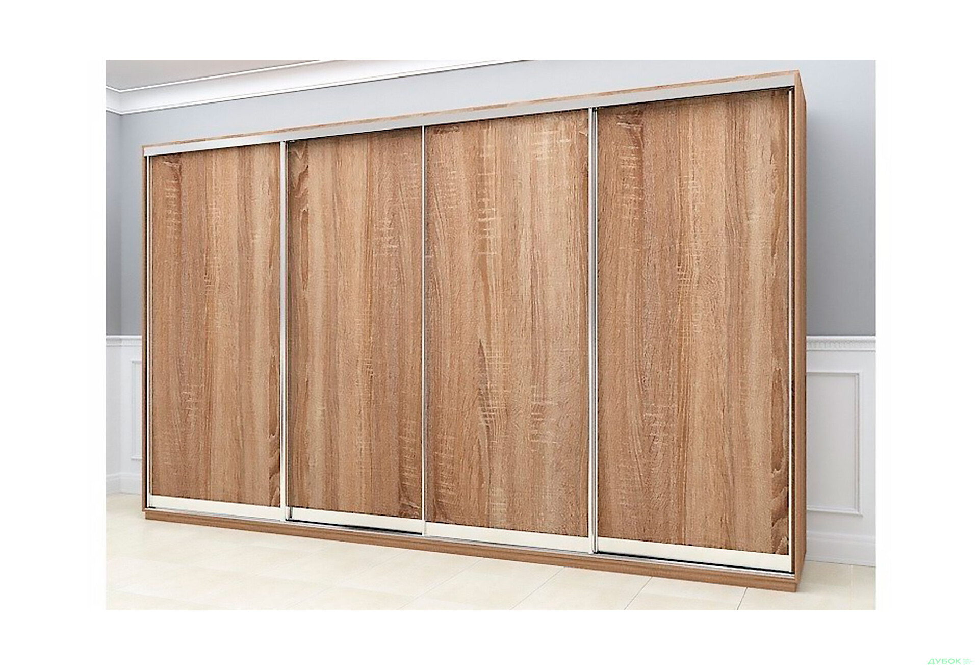 Шкаф-купе Garant 4-дверный 340x220x45 см - Изображение 12 Изображение 12 - Шкаф-купе Garant 4-дверный 340x220x45 см