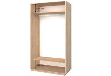 Зображення 1000х600х2200 (до шафи-купе глиб. 450)