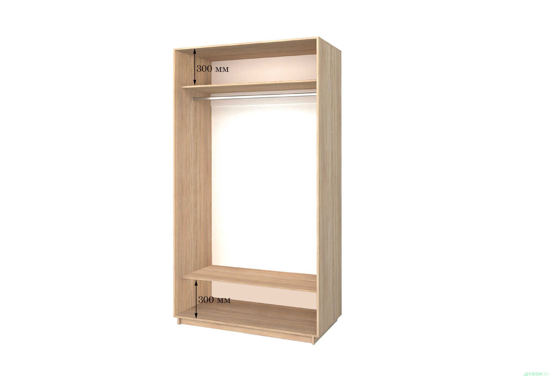 1000х600х2200 Шафа-купе Приставна Garant - Зображення 2 Зображення 2 - 1000х600х2200 Шафа-купе Приставна Garant