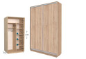 Шафа-купе Garant Практик №3 2-дверна 100 см - Зображення 1 Зображення 1 - Шафа-купе Garant Практик №3 2-дверна 100 см