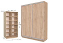 Шафа-купе Garant Практик №6 2-дверна 100 см - Зображення 1 Зображення 1 - Шафа-купе Garant Практик №6 2-дверна 100 см