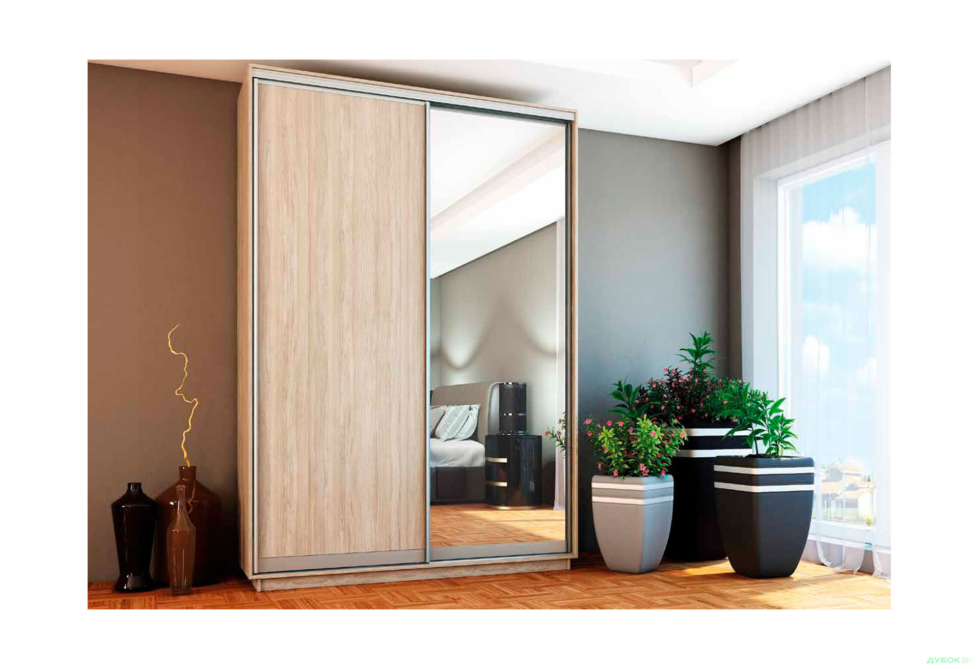 Зображення 12 - Шафа-купе Практик 2Д 1900 Garant