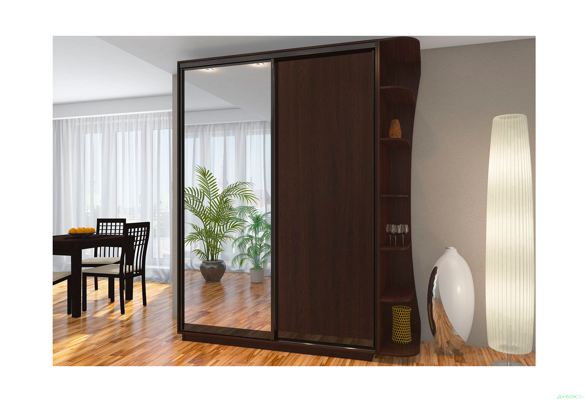 Зображення 14 - Шафа-купе Практик 2Д 1900 Garant