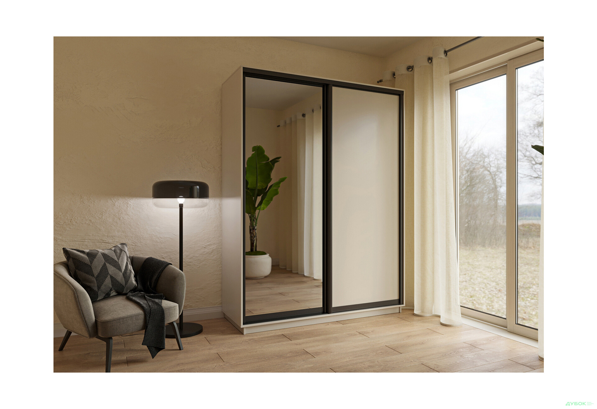 Зображення 10 - Шафа-купе Практик 2Д 2000 Garant