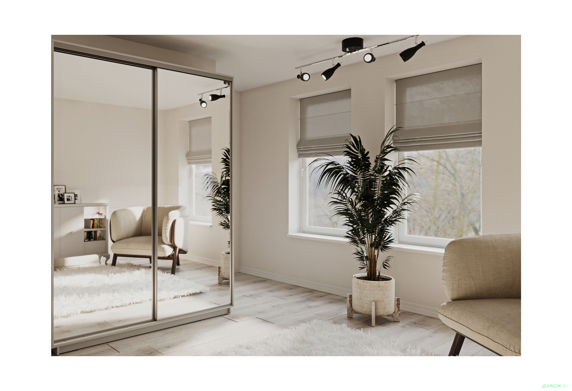 Зображення 2 - Шафа-купе Практик 2Д 2000 Garant