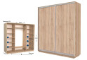 Шафа-купе Garant Практик 104/2 2-дверна 220 см - Зображення 1 Зображення 1 - Шафа-купе Garant Практик 104/2 2-дверна 220 см