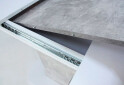 Фото 10 - Стіл обідній Intarsio Sheridan 110x68 см розкладний, біла аляска/індастріал