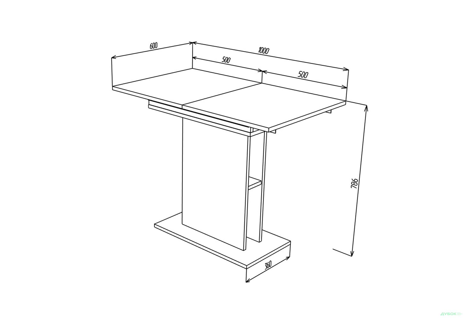 Стіл обідній Intarsio Стоун / Stoun 100x60 см розкладний Біла аляска / Латте - Зображення 13 Зображення 13 - Стіл обідній Intarsio Стоун / Stoun 100x60 см розкладний Біла аляска / Латте