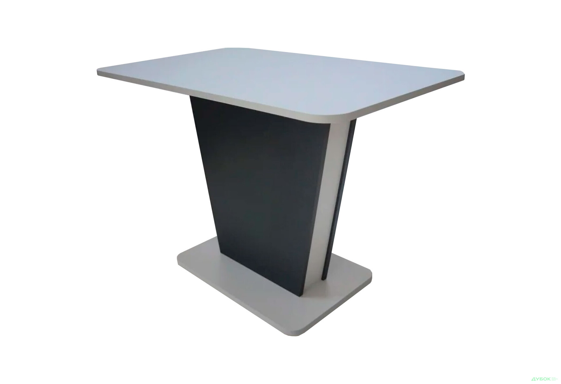 Стіл обідній Intarsio Космо / Cosmo 110x68 см розкладний Графіт / Сірий камінь - Зображення 1 Зображення 1 - Стіл обідній Intarsio Космо / Cosmo 110x68 см розкладний Графіт / Сірий камінь