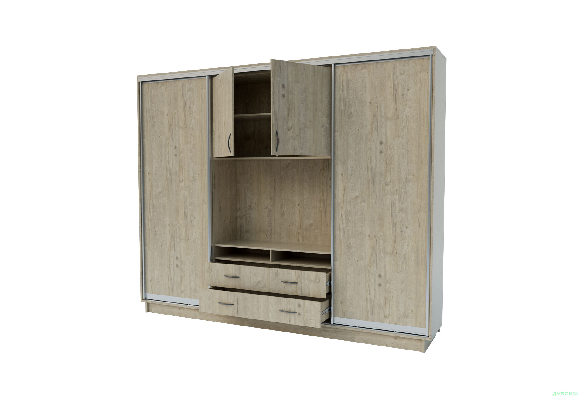 Зображення 7 - Шафа-купе Garant Універсал 2-дверна 270x220x45 см