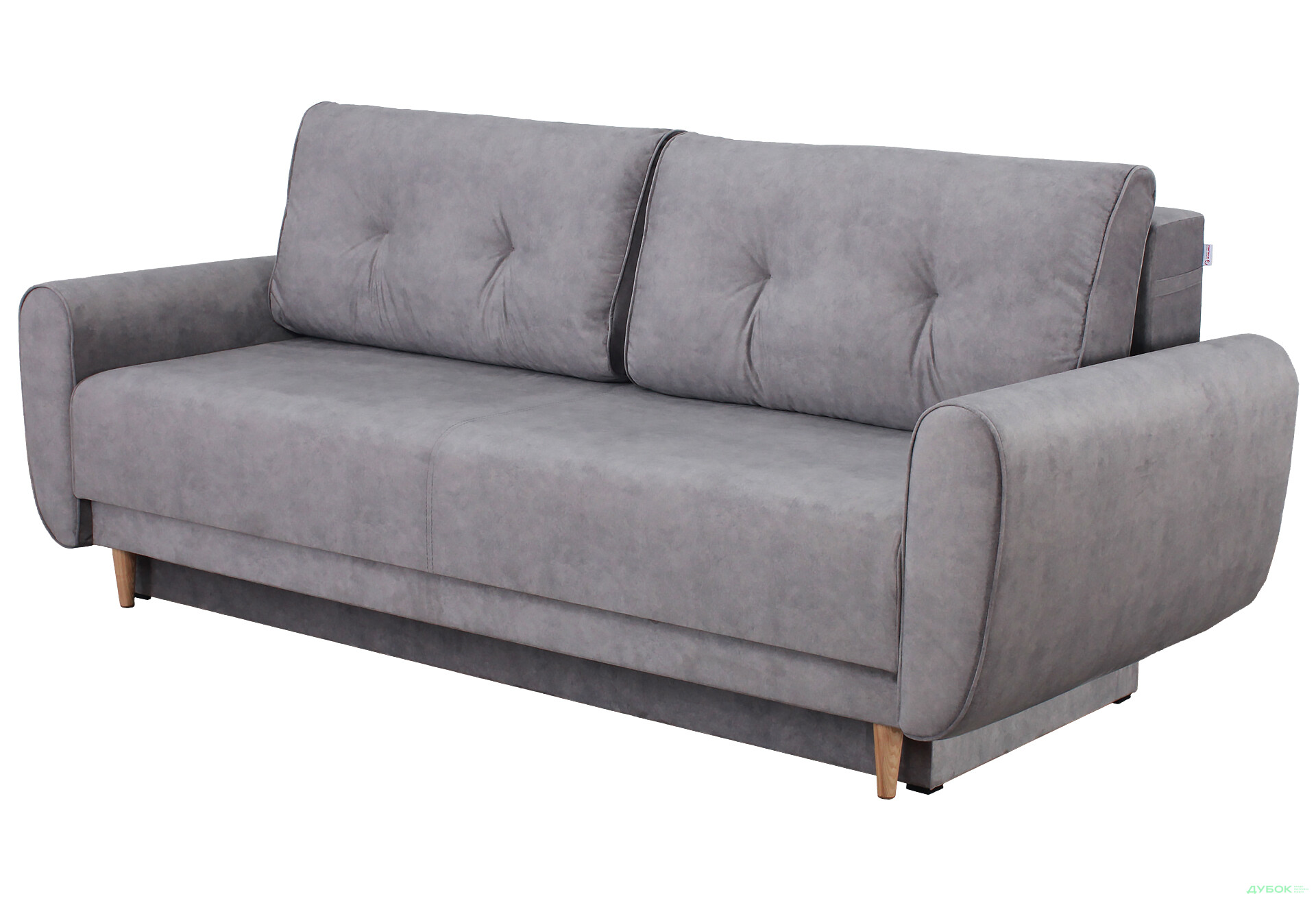 Диван Элегант Бенефит 61 226x105 см светло-серый - Изображение 1 Изображение 1 - Диван Элегант Бенефит 61 226x105 см светло-серый