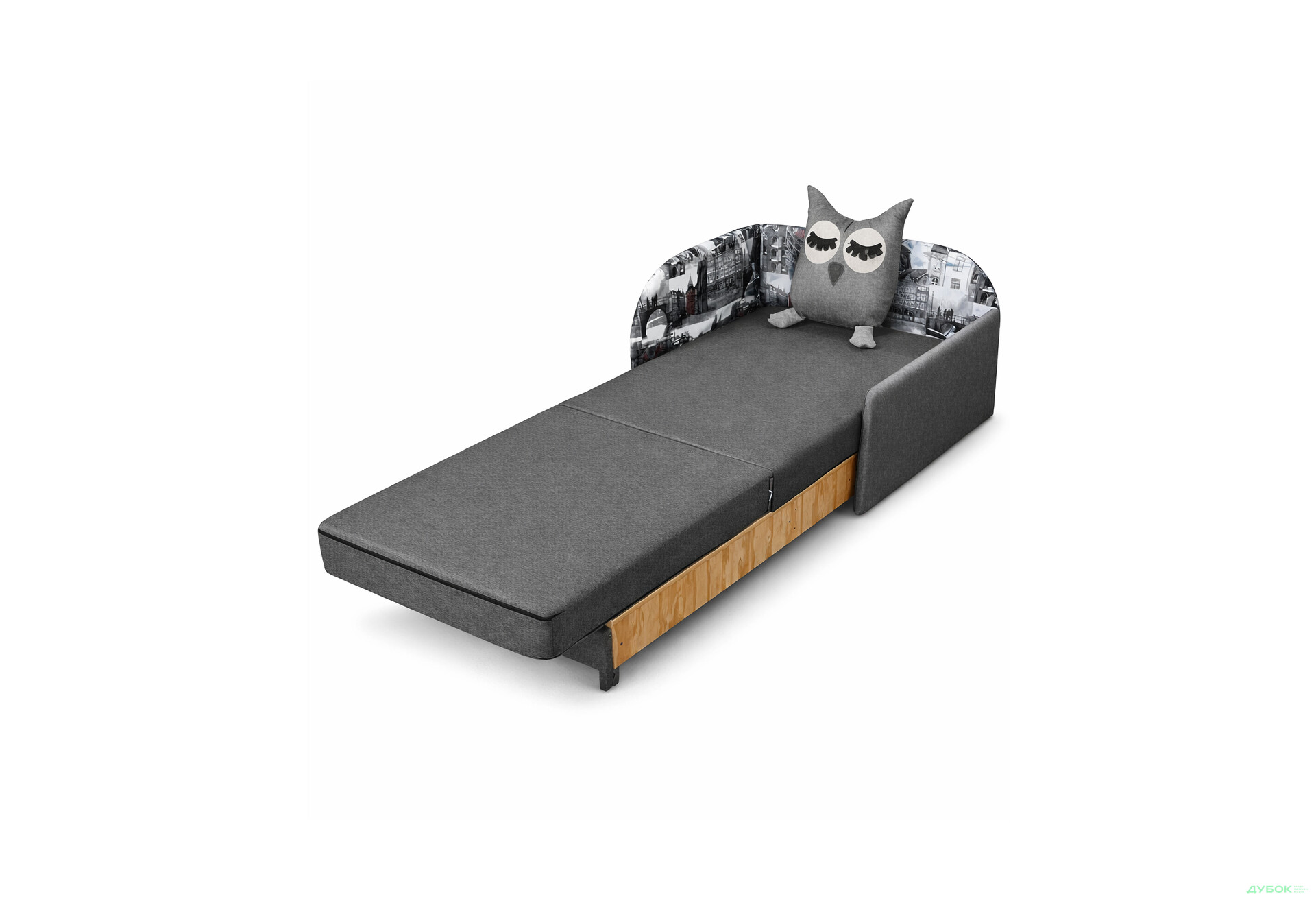 Зображення 3 - Диван Vika Сова правий кут 84x98 см сірий
