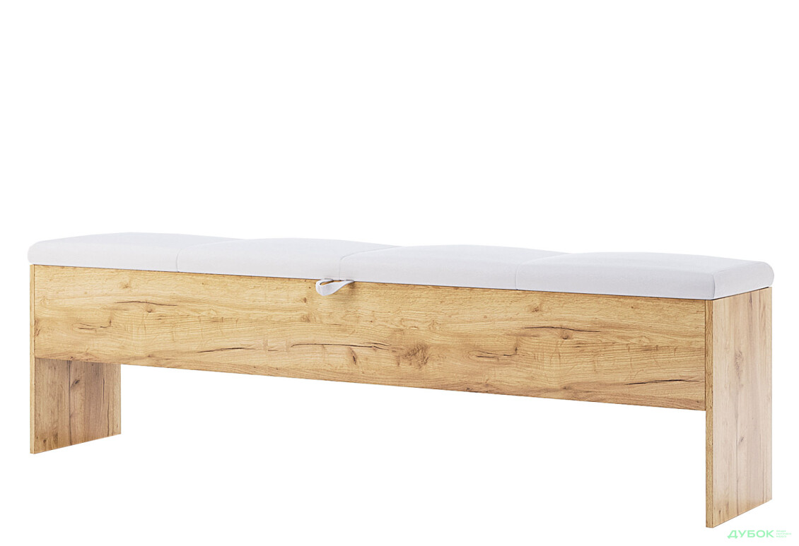 Банкетка к кровати МироМарк Асти 185х36 см Дуб крафт - Изображение 1 Изображение 1 - Банкетка к кровати МироМарк Асти 185х36 см Дуб крафт