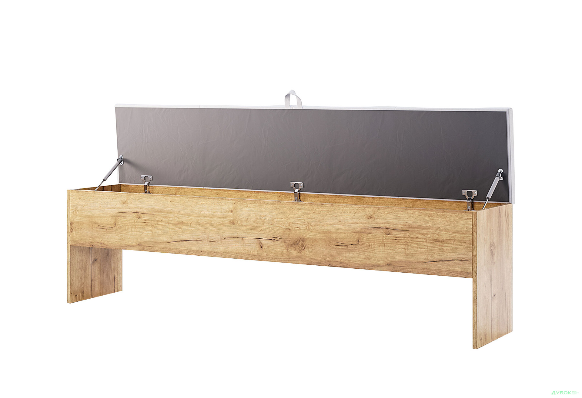 Банкетка к кровати МироМарк Асти 185х36 см Дуб крафт - Изображение 2 Изображение 2 - Банкетка к кровати МироМарк Асти 185х36 см Дуб крафт