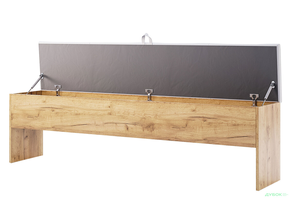 Банкетка к кровати МироМарк Асти 185х36 см Дуб крафт - Изображение 2 Изображение 2 - Банкетка к кровати МироМарк Асти 185х36 см Дуб крафт