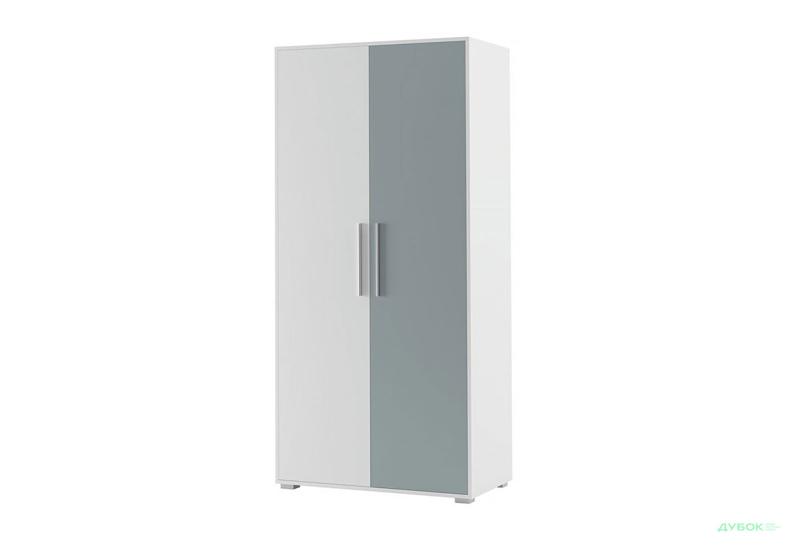 Шафа Світ Меблів Твіст 2-дверна 100 см - Зображення 1 Зображення 1 - Шафа Світ Меблів Твіст 2-дверна 100 см