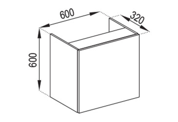 Корпус В 60 (920) Окап Svit Mebliv