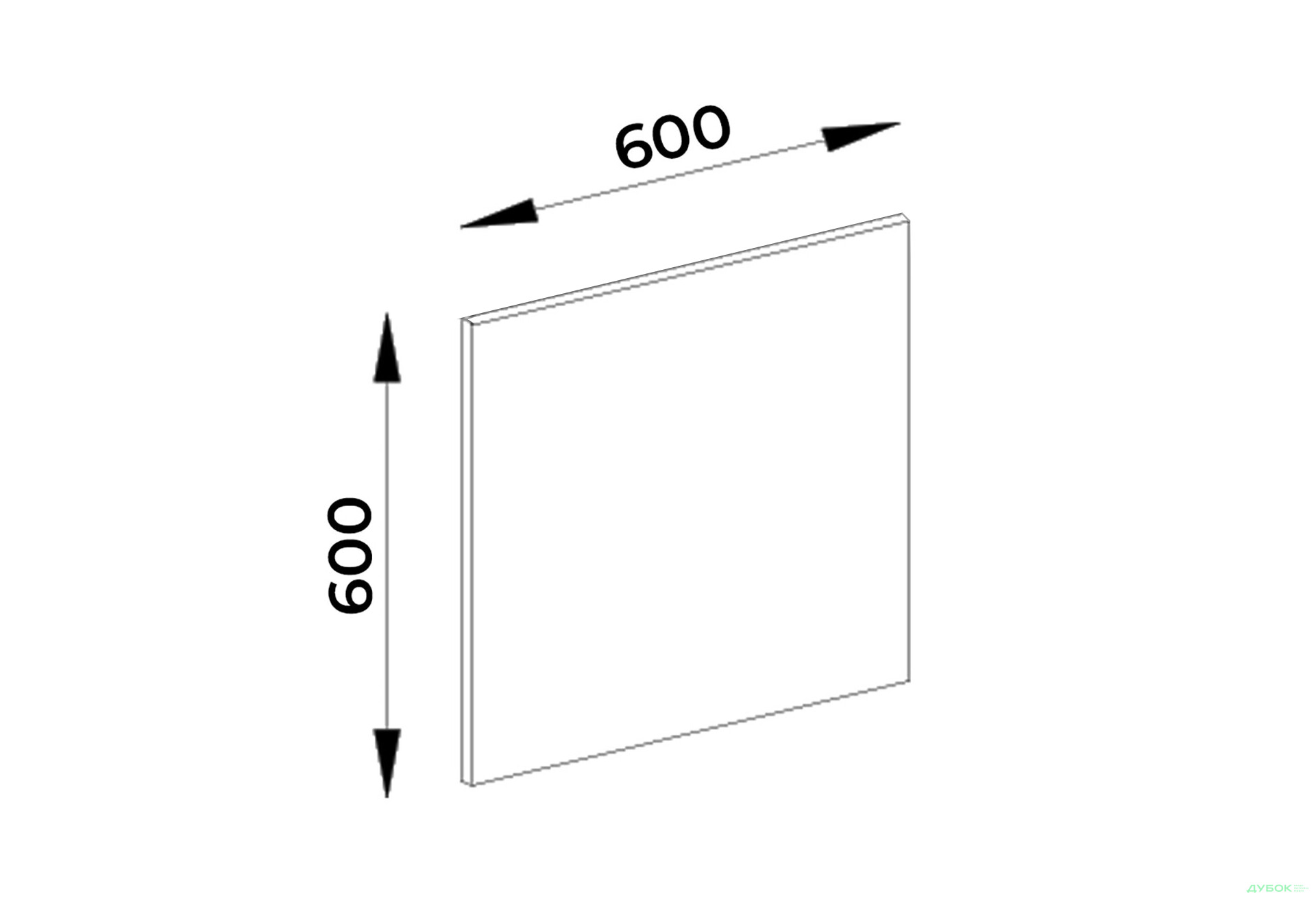 Изображение 1 - Фасад В 60 Окап (h-920) Софи Svit Mebliv